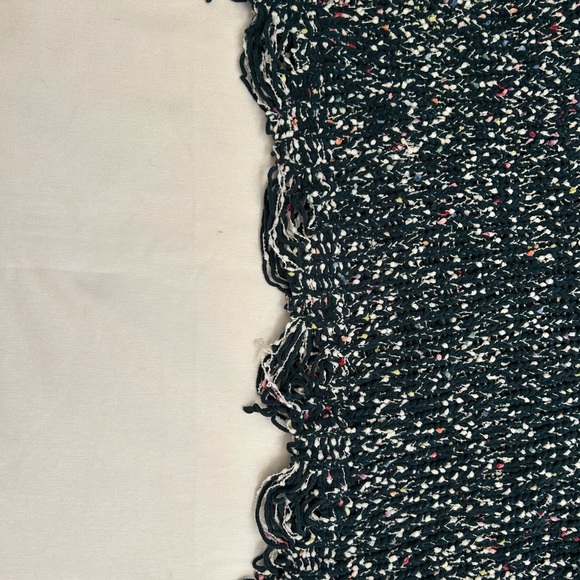 It’s Our Time brand sweater, green with multi color accents, size medium - Picture 4 of 7